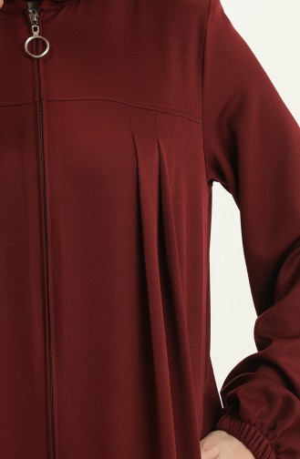 Oyya Abaya Avec Robe 248477-03 Rouge Claret 248477-03