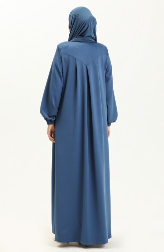 Oyya Robe Abaya 248477-02 Petrolblau 248477-02