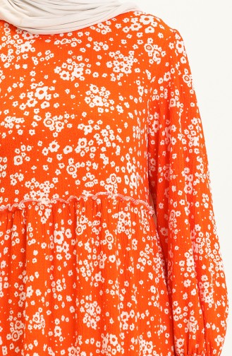 Orange İslamitische Jurk 24Y8909-03