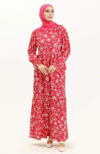 Blumenkleid 24Y8909-05 Fuchsia 24Y8909-05