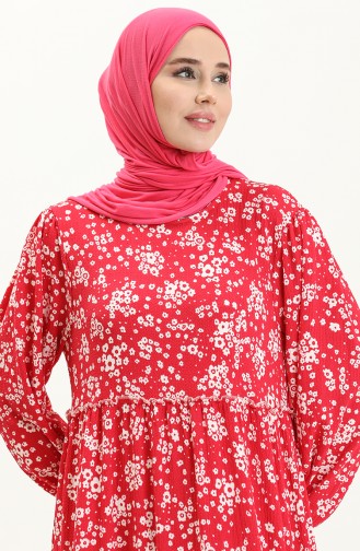 Fuchsia İslamitische Jurk 24Y8909-05