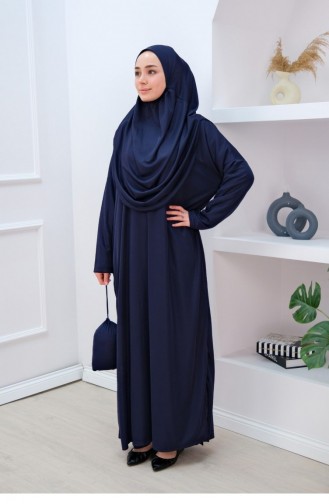 Robe de Prière Bleu Marine 2303