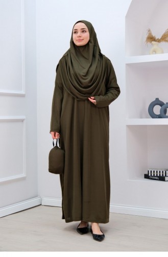 Khaki Prayer Dress 2304