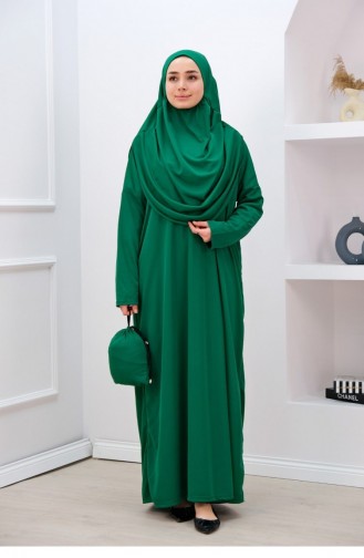 Emerald Green Prayer Dress 2305