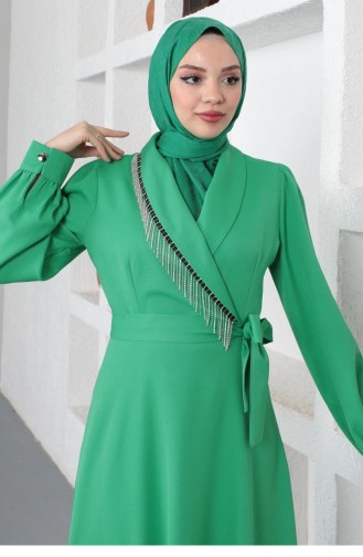 Robe Hijab Vert 14149