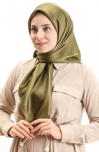 Kristal Düz Eşarp 0010-16 Haki