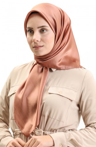 Crystal Plain Scarf 0010-23 Milk Coffee 0010-23