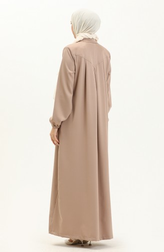 Oyya Yoke Abaya 238477-03 Mink 238477-03