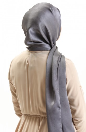 Shiny Plain Shawl 0004-01 Smoke Colored 0004-01