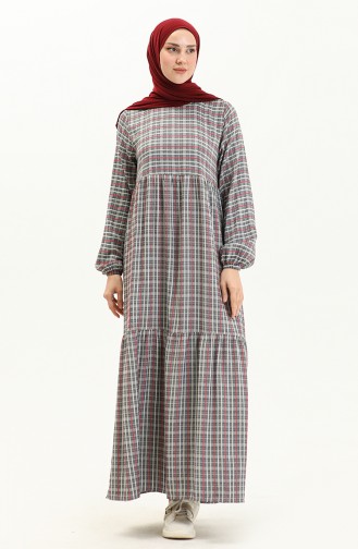Robe à Rayures 24Y8870-01 Bleu Marine Rouge 24Y8870-01