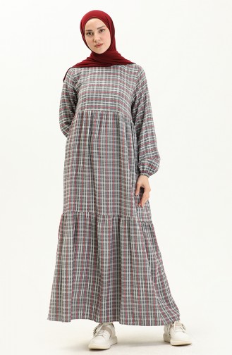 Robe à Rayures 24Y8870-01 Bleu Marine Rouge 24Y8870-01