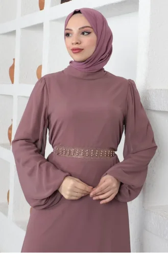 Habillé Hijab Rose Pâle 14153