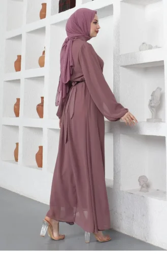 Habillé Hijab Rose Pâle 14153
