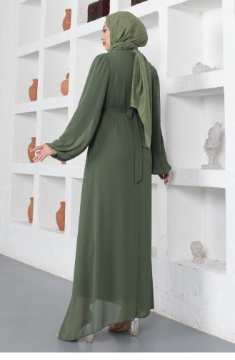 Habillé Hijab Khaki 14154