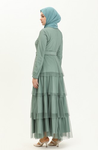 Habillé Hijab Vert menthe 2667