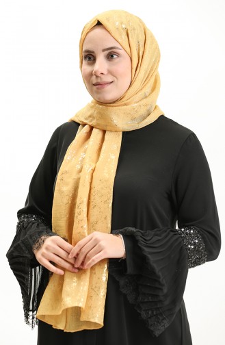 Haiti Foil Evening Shawl 0007-10 Gold 0007-10