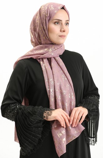 Haiti Foil Evening Shawl 0007-16 Lilac Color 0007-16