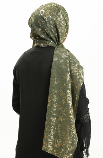 Abendkleider Haiti Folienschal 0007-21 Khaki 0007-21