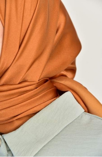 Safran-Farbe Kopftuch 000064-19