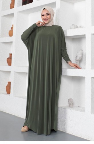 Khaki Hijab Kleider 2045MG.HAK