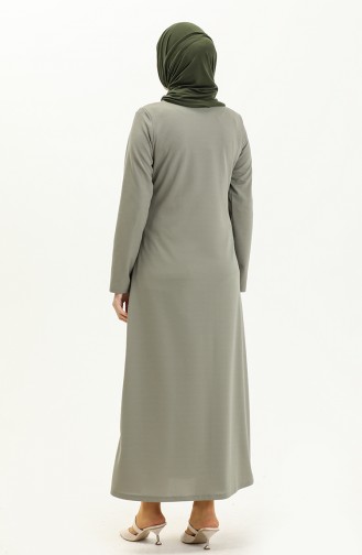 Abaya 2027-05 Vert Noisette 2027-05