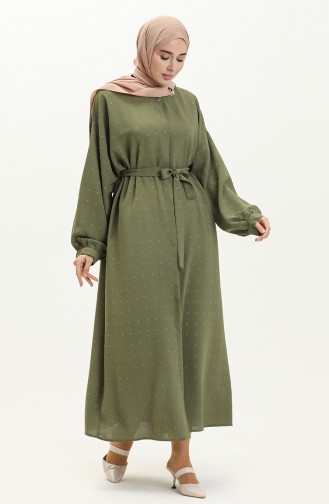 Khaki Abaya 24Y8868-03