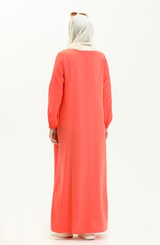 Lace Yoke Dress 24Y8928-01 Orange 24Y8928-01