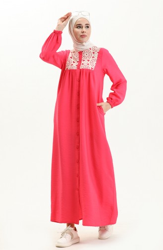 Fuchsia İslamitische Jurk 24Y8928-02