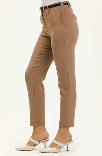 Klasik Düz Paça Pantolon 24Y1003-05 Sütlü kahve