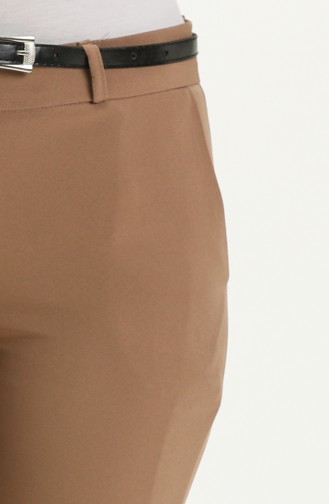 Klasik Düz Paça Pantolon 24Y1003-05 Sütlü kahve