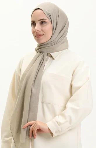 Cotton Plain Shawl 0008-03 Mink 0008-03