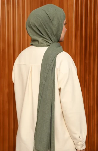 Cotton Plain Shawl 0008-06 Khaki 0008-06