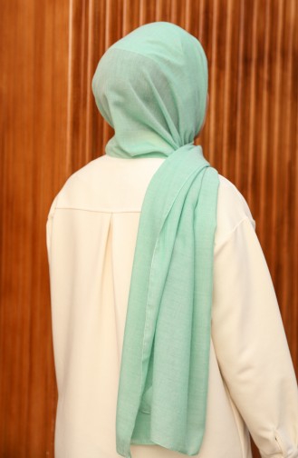 Cotton Plain Shawl 0008-27 Green 0008-27