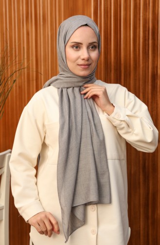 Light Gray Sjaal 0008-32