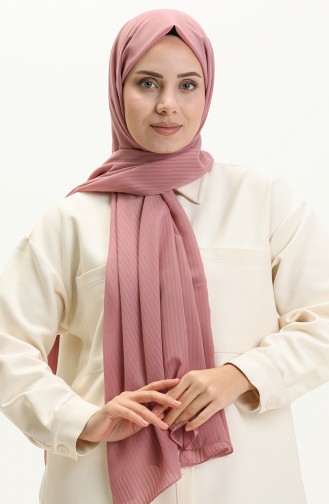 Striped Crepe Shawl 0009-04 Pink 0009-04