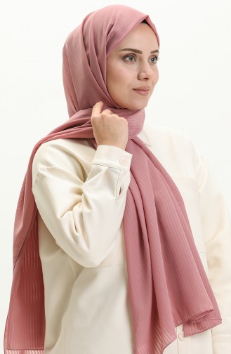 Striped Crepe Shawl 0009-04 Pink 0009-04