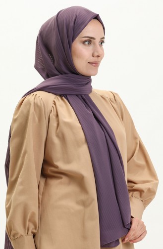 Yollu Krepp-Schal 0009-13 Lila 0009-13