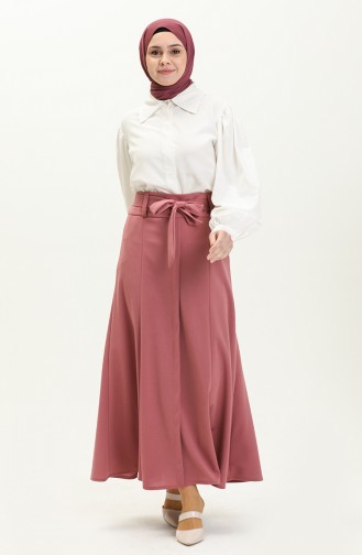Beige-Rose Hijab Kleider 15m01-01