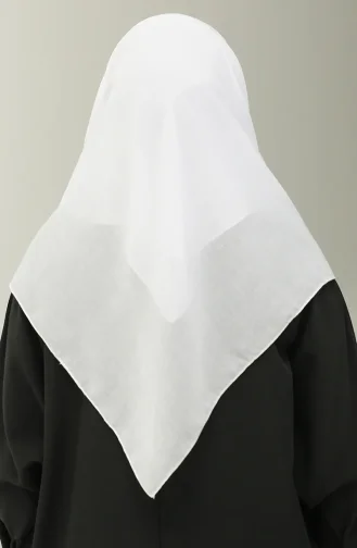 Soft Plain Scarf 0002-07 white 0002-07