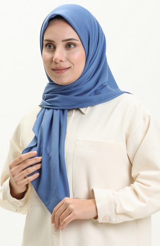 Soft Plain Scarf 0002-12 Indigo 0002-12