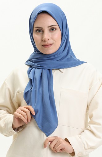 Soft Plain Scarf 0002-12 Indigo 0002-12