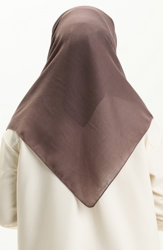 Soft Plain Scarf 0002-13 Brown 0002-13