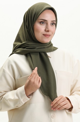 Soft Plain Scarf 0002-15 Khaki 0002-15