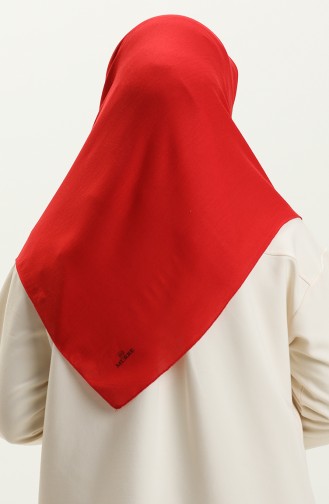 Soft Plain Scarf 0002-17 Red 0002-17