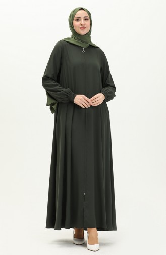 Mevlana Abaya mit Reißverschluss 1970-05 Khaki 1970-05