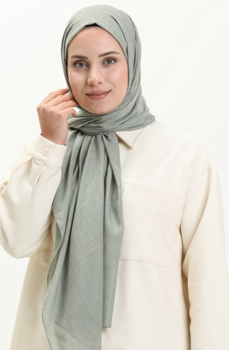 Cotton Plain Shawl 0008-33 Green 0008-33