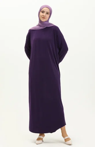 Robe à Manches Chauve-souris 2000-17 Aubergine Violet 2000-17