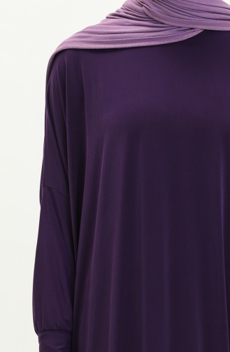 Bat Sleeve Loose Dress 2000-17 Purple 2000-17