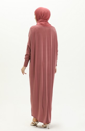 فستان بأكمام فراشة 2000-18 بودرا 2000-18