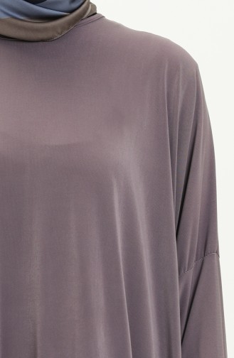 Bat Sleeve Loose Dress 2000-19 Light Lilac 2000-19